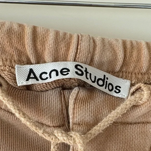 Acne Wide Leg Tan Pants